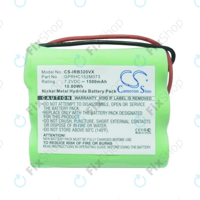 iRobot Braava 320, 321 - Baterija GPRHC152M073, 4408927 Ni-MH 7.2V 1500mAh HQ