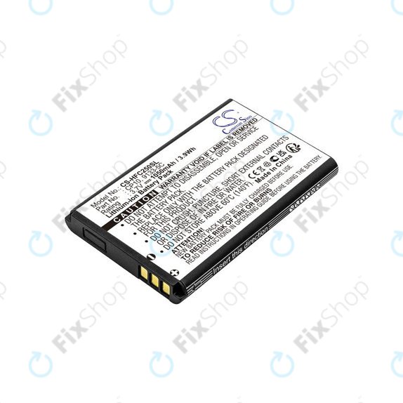 Baterija za Amplicomms Powertel M4000, Auro Comfort 1010, 1050mAh, Li-Ion, 3.7V, MM460BB, CP10, HQ