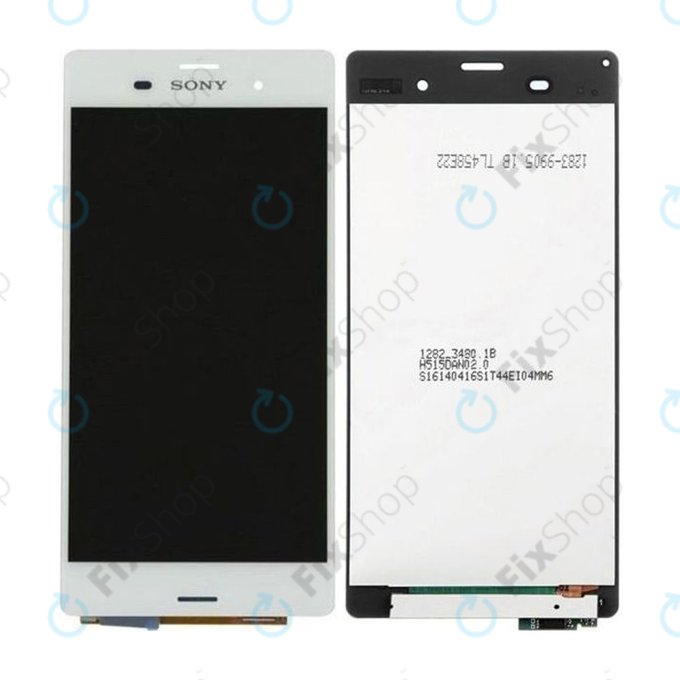Sony Xperia Z3 D6603 - LCD zaslon + steklo na dotik (White) TFT
