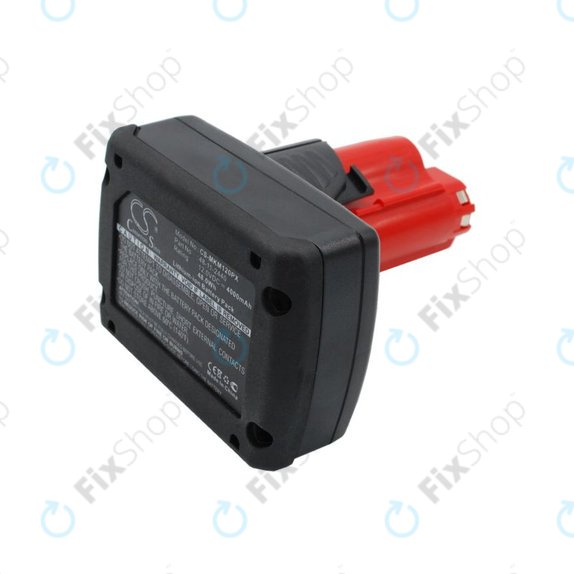 Baterija za Milwaukee M12 B4 Redlithium, 4000mAh, Li-Ion, 12V, 48-11-2440, HQ