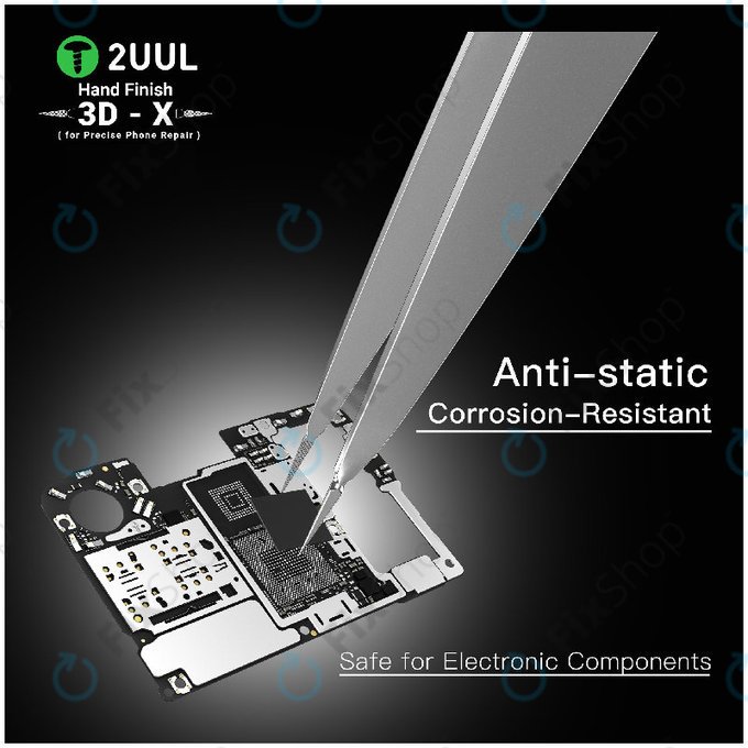 Precizna pinceta, 3D-X ročno dodelana, 2UUL TW02