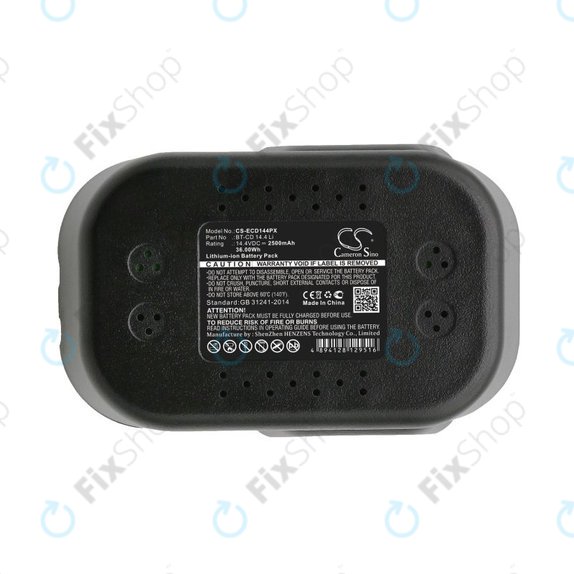 Baterija za Einhell BT-CD 14.4 Li, 2500mAh, Li-Ion, 14.4V, BT-CD 14.4 Li, HQ