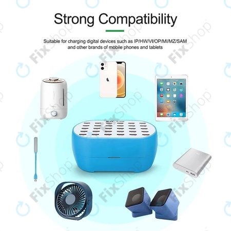 Relife RL-304M - Smart servisna polnilna postaja - 30x USB / 160 W