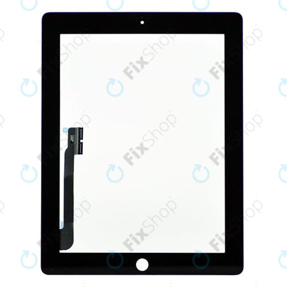Apple iPad 3, iPad 4 - Touch Glass (Black)