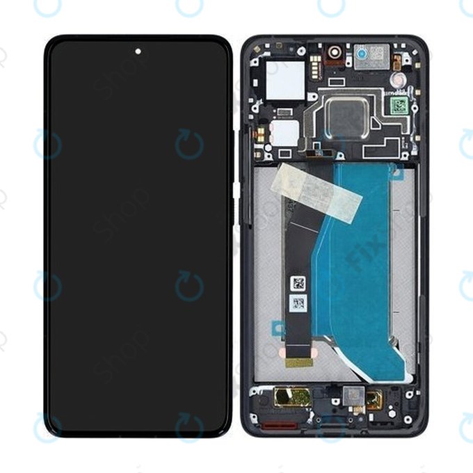 Xiaomi 14T Pro - LCD zaslon + steklo na dotik + okvir (Titan Black) - 56001500N1200 Genuine Service Pack