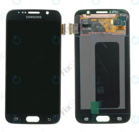 Samsung Galaxy S6 G920F - LCD zaslon + steklo na dotik (Black Sapphire) - GH97-17260A Genuine Service Pack