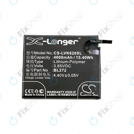 Baterija za Lenovo K6 Power, 4000mAh, Li-Pol, 3.85V, BL272, HQ