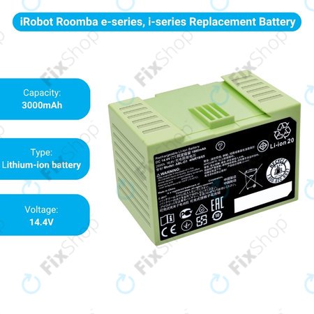 iRobot Roomba e-series, i-series - Baterija ABL-D1, 4624864, ABL-D2 Li-Ion 14.4V 3000mAh