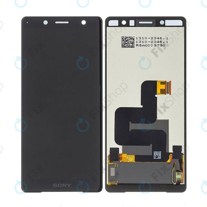 Sony Xperia XZ2 Compact - LCD zaslon + steklo na dotik (Black) - 1313-0914 Genuine Service Pack