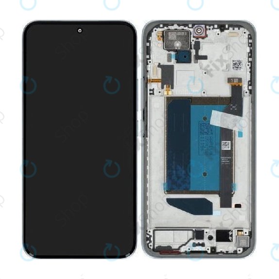 Zaslon za Xiaomi Redmi Note 15 Pro+ 5G, Glacier Blue, Steklo na dotik z okvirjem, 5600240P16U00, Genuine Service Pack