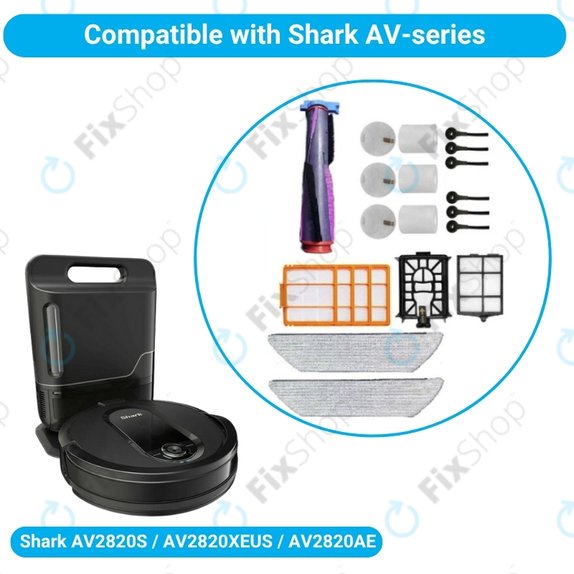 Shark AV2820S, AV2820XEUS, AV2820AE - Celoten komplet