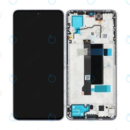 Xiaomi Redmi Note 13 Pro 5G 2312DRA50C - LCD zaslon + steklo na dotik + okvir (Midnight Black) - 5600030N1600 Genuine Service Pack