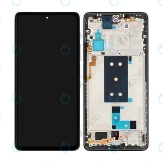 Xiaomi Poco F4 5G - LCD zaslon + steklo na dotik + okvir (Night Black) OLED
