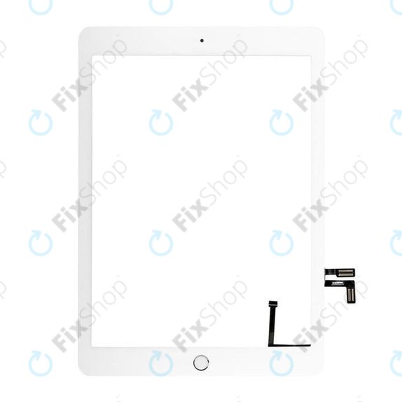 Apple iPad (5th Gen 2017) - Steklo na dotik + gumb Domov (Silver)