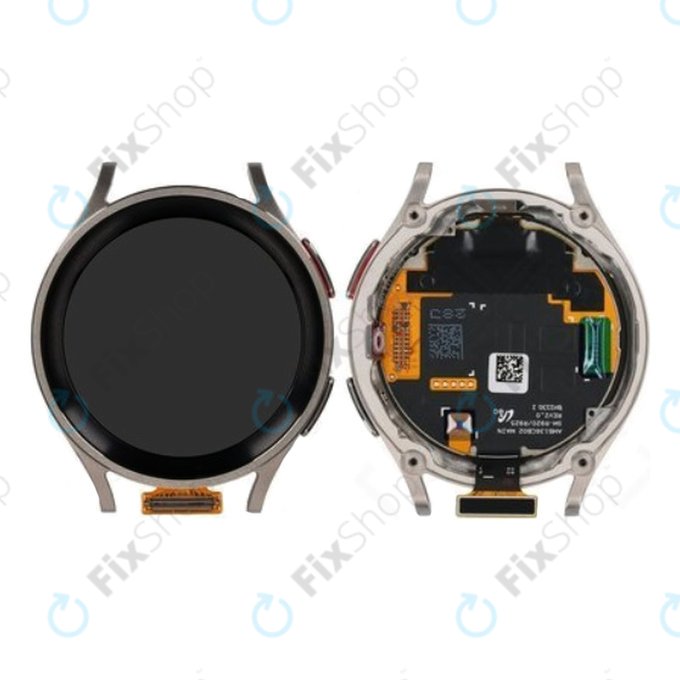 Samsung Galaxy Watch 5 Pro 45mm R925 - LCD zaslon + steklo na dotik + okvir (Gray Titanium) - GH82-30045A Genuine Service Pack