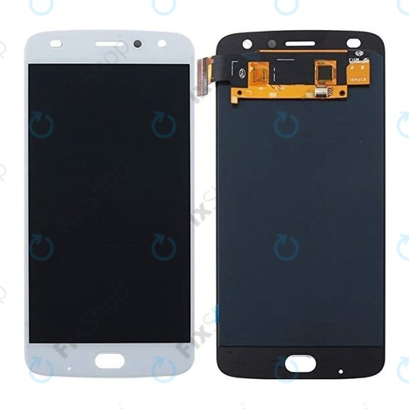 Motorola Moto Z2 Play XT1710-09 - LCD zaslon + steklo na dotik (White) TFT