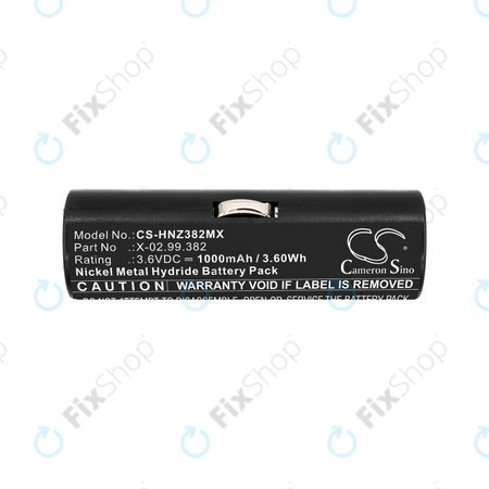Baterija za Heine Ophthalmoscope Beta 200, 1000mAh, Ni-MH, 3.6V, X-02.99.382, HQ
