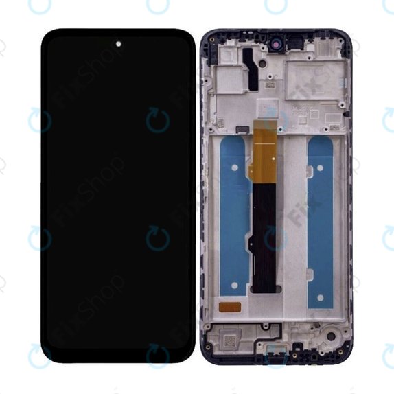 Motorola Moto G42 XT2233 - LCD zaslon + steklo na dotik + okvir (Black) OLED