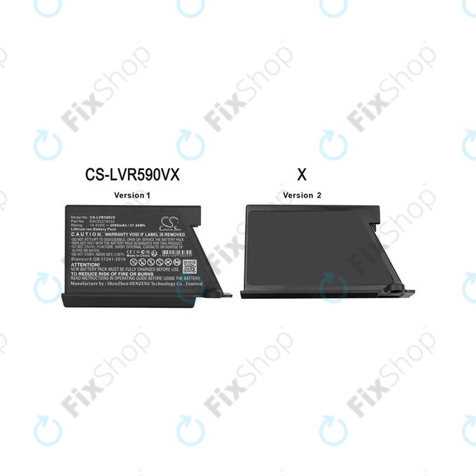 Baterija za LG Hombot, LG VR, EAC62218202, Li-ion, 14.4V, 2600mAh, HQ