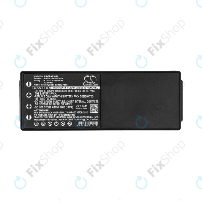 Baterija za HBC Radiomatic BA, 2000mAh, Ni-MH, 6V, RHB1220KY, HQ