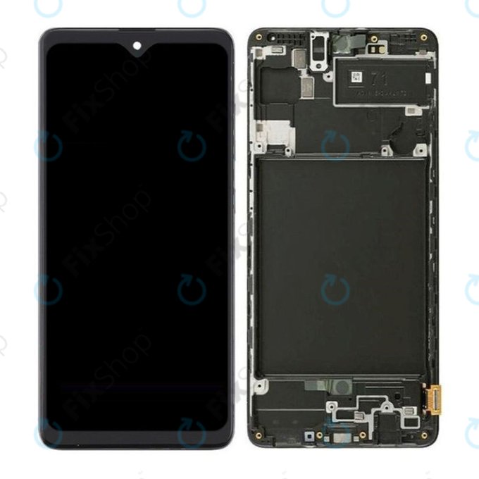 Samsung Galaxy A71 A715F - LCD zaslon + steklo na dotik + okvir (Small Size Panel) OLED