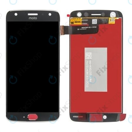 Motorola Moto X4 XT1900 - LCD zaslon + steklo na dotik (Super Black) - 01019484002W Genuine Service Pack