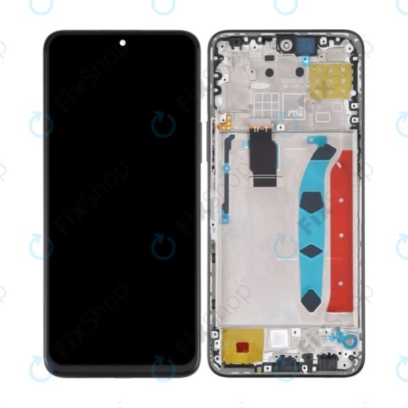 Honor X8 - LCD zaslon + steklo na dotik + okvir (Midnight Black) TFT