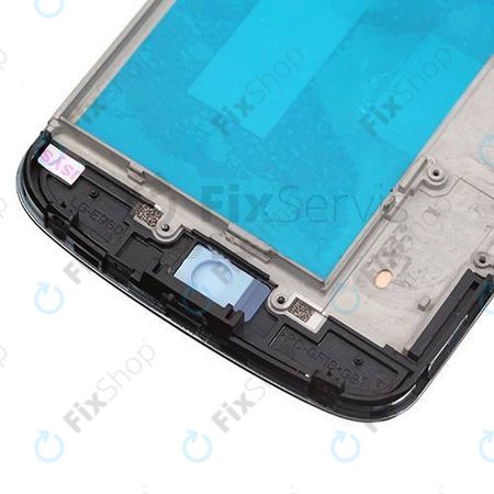 LG Nexus 4 E960 - LCD zaslon + steklo na dotik + okvir (Black) TFT