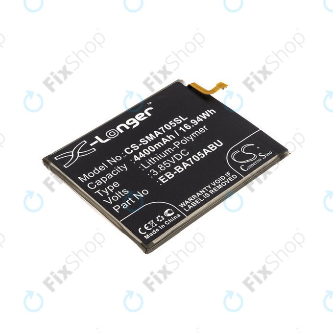 Baterija za Samsung A70 A705F, 4400mAh, Li-Pol, 3.85 V, EB-BA705ABU, HQ