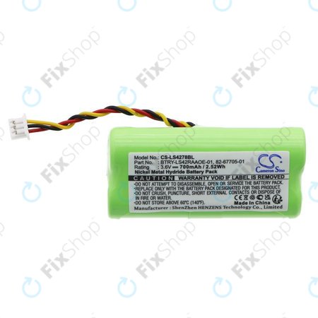 Baterija za Symbol DS6878, LS4278, 700mAh, Ni-MH, 3.6V, BTRY-LS42RAAOE-01, HQ