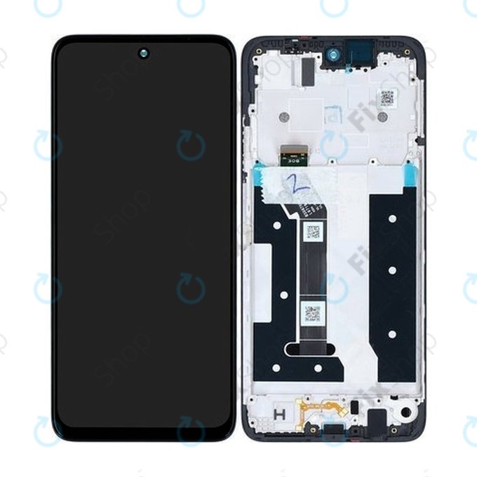 Motorola Moto G35 5G - LCD zaslon + steklo na dotik + okvir (Black) - 5D68C28856 Genuine Service Pack