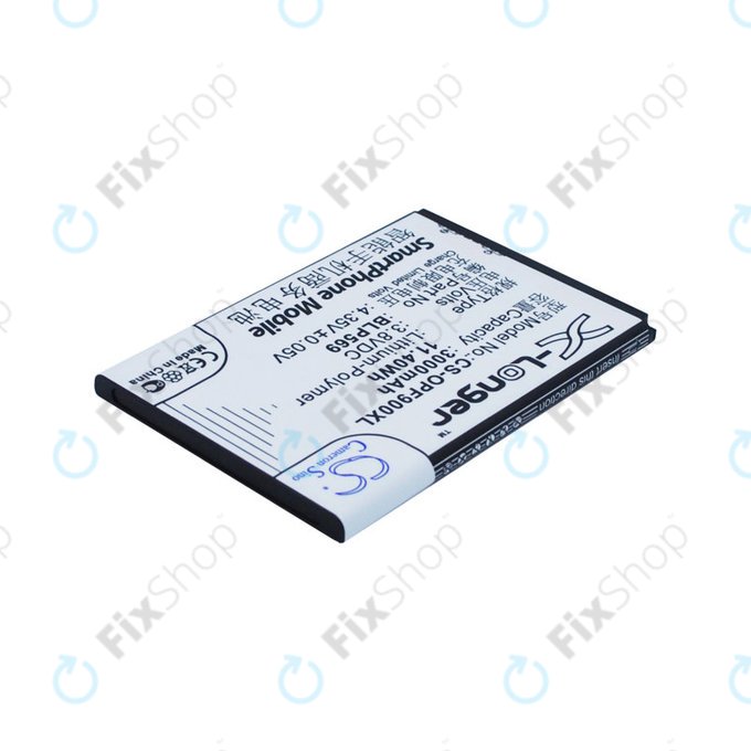 Baterija za Oppo Find 7, 3000mAh, Li-Pol, 3.8 V, BLP569, HQ
