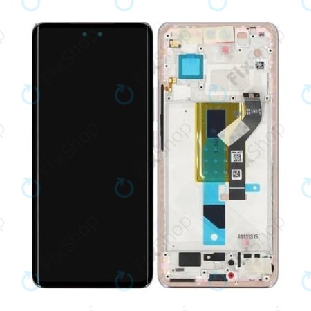 Xiaomi 13 Lite - LCD zaslon + steklo na dotik + okvir (Lite Pink) - 5600050L9S00 Genuine Service Pack