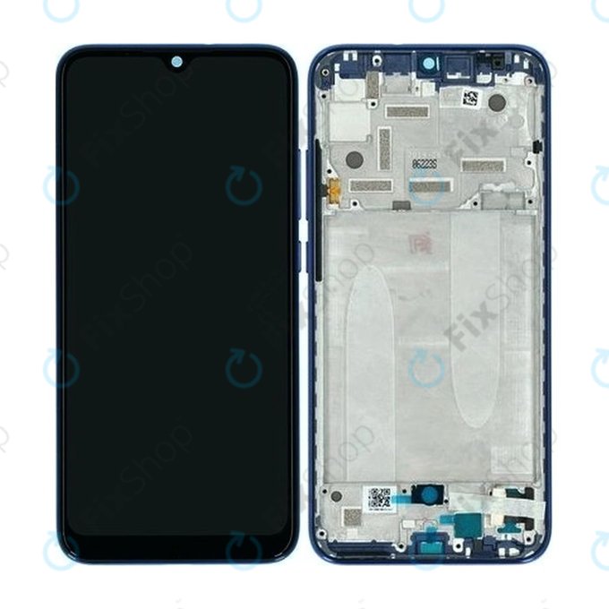 Xiaomi Mi A3 - LCD zaslon + steklo na dotik + okvir (ne samo moder) - 5610100380B6 Genuine Service Pack
