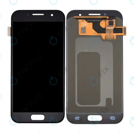 Samsung Galaxy A3 A320F (2017) - LCD zaslon + steklo na dotik (Black) OLED