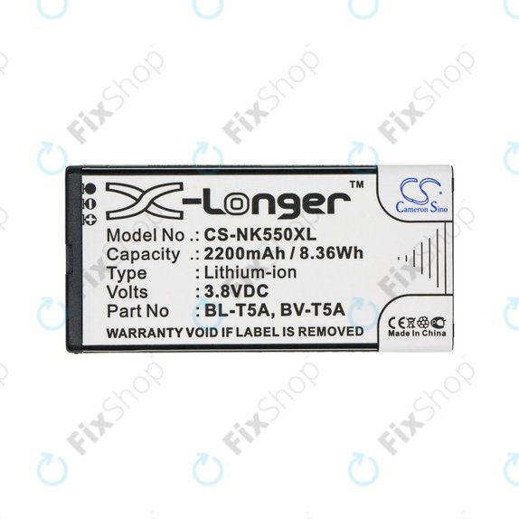 Baterija za Nokia Lumia 730, 2200mAh, Li-Ion, 3.8V, BL-T5A, HQ
