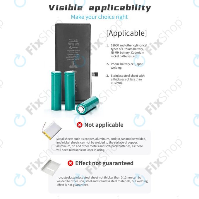 QianLi Macaron - Set mikro točkovnega varilnika za popravilo akumulatorja Flex (iPhone 11 - 12 Pro Max)