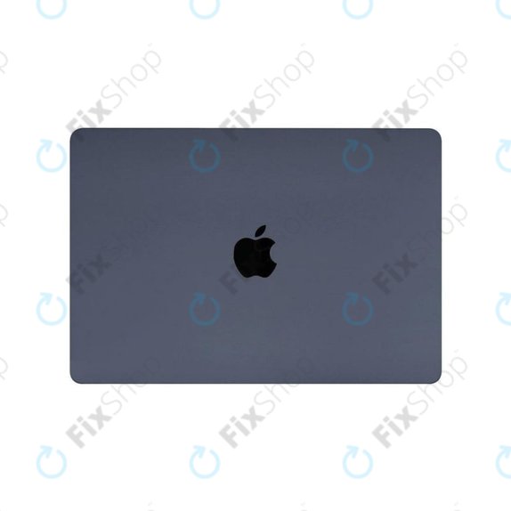 LCD zaslon za MacBook Air 15", A3114 (2024), s sprednjim steklom in pokrovom, Midnight, 661-40262, Genuine Apple