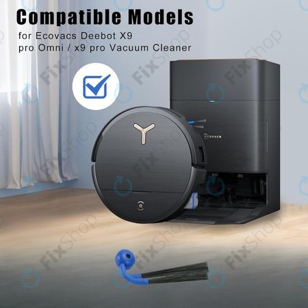Ecovacs Deebot X9 Pro Omni, X9 Pro - stranska krtača