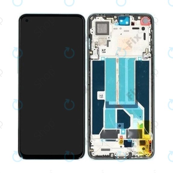 OnePlus Nord 2 5G - LCD zaslon + steklo na dotik + okvir (Grey Siera) - 2011100360 Genuine Service Pack