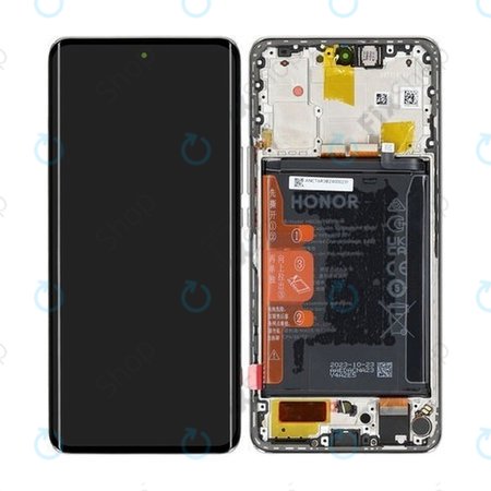 Honor Magic6 Lite - LCD zaslon + steklo na dotik + okvir + baterija (Orange) - 0235AHHS, 0235AHHT Genuine Service Pack
