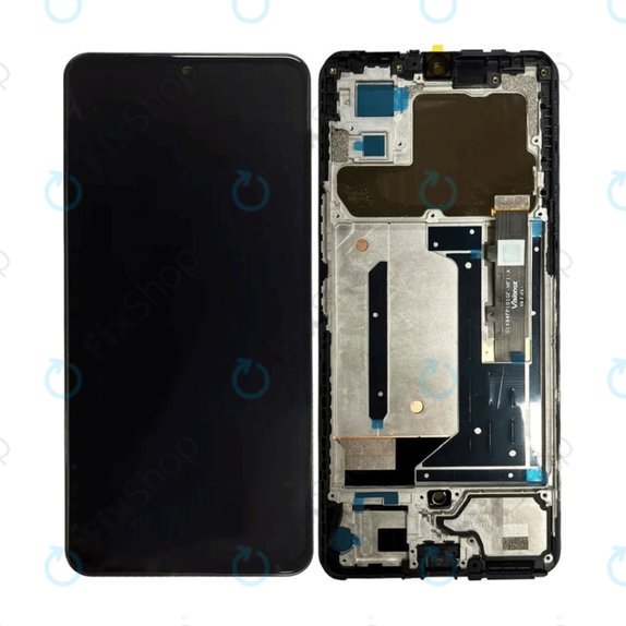 ZTE Axon 30 5G A2322, A2322G - LCD zaslon + steklo na dotik + okvir (Black) OLED