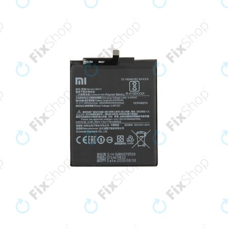 Xiaomi Redmi 6, 6A - Baterija BN37 3000mAh - 46BN37W02093, 46BN37A06003 Genuine Service Pack