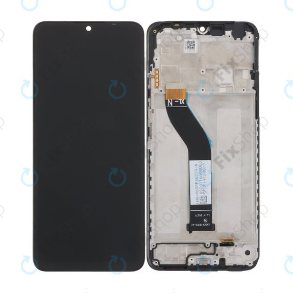 Xiaomi Redmi 14C 4G, Poco C75 - LCD zaslon + steklo na dotik + okvir (Midnight Black) TFT