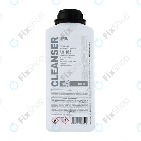 Cleanser IPA - Čistilna tekočina - izopropanol 100% (1000ml)