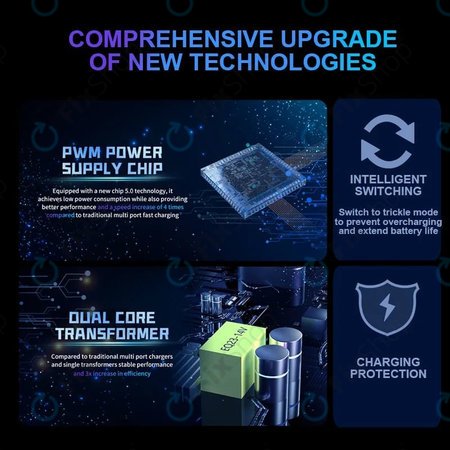 Mechanic V-Power 8 Pro - Servisna USB polnilna postaja z USB-C, USB 3.0