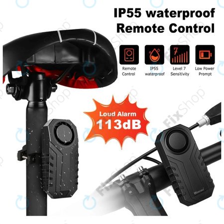 Brezžični Alarm proti Krašam z Daljinskim Upravljalnikom