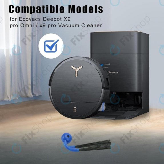 Stranska krtača, 2 kos za Ecovacs Deebot X9 Pro Omni, X9 Pro