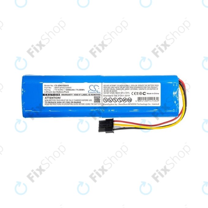 Xiaomi Mi Robot Vacuum Mop-series, Dream-series, Roborock-series - Baterija BRR-2P4S-5200 Li-Ion 14.4V 5200mAh HQ