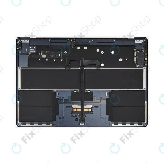 Zgornji okvir tipkovnice za MacBook Air 15", A3114 (2024), US tipkovnico in baterijo, Midnight, 661-40269, Genuine Apple